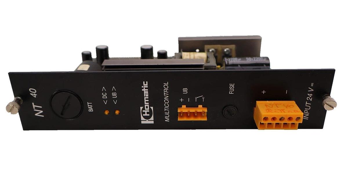 Used HOMATIC NT40 , ECNT40-0 Rev: 2.00 24V Multicontrol Power Module Board