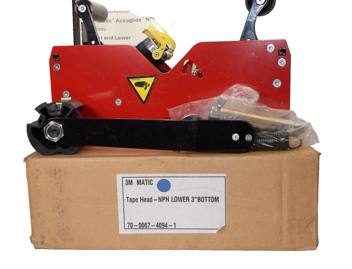 3M 3M-Matic Accuglide NPH 11200 3" 3 in Lower Bottom Tape Taping Head Heads *NEW