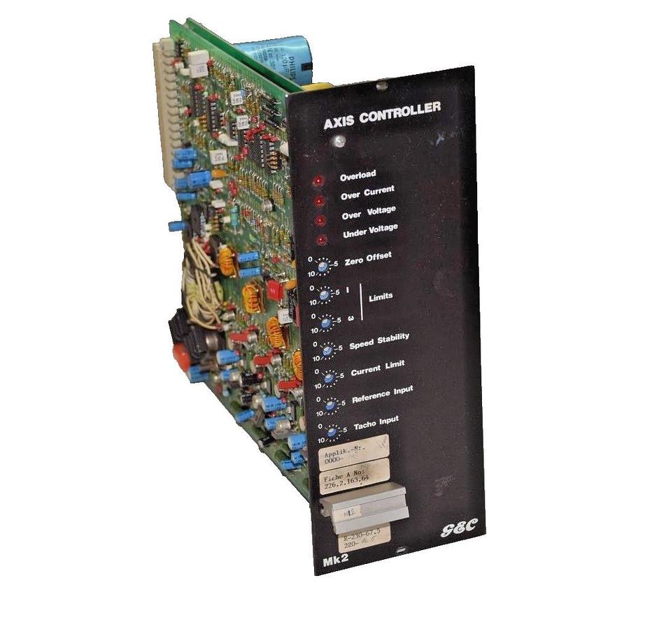 Used GEC Axis Controller Mk2 GEC GA431/4R00/B R-230-67.5 220-A6.5 , 226.2.163.64
