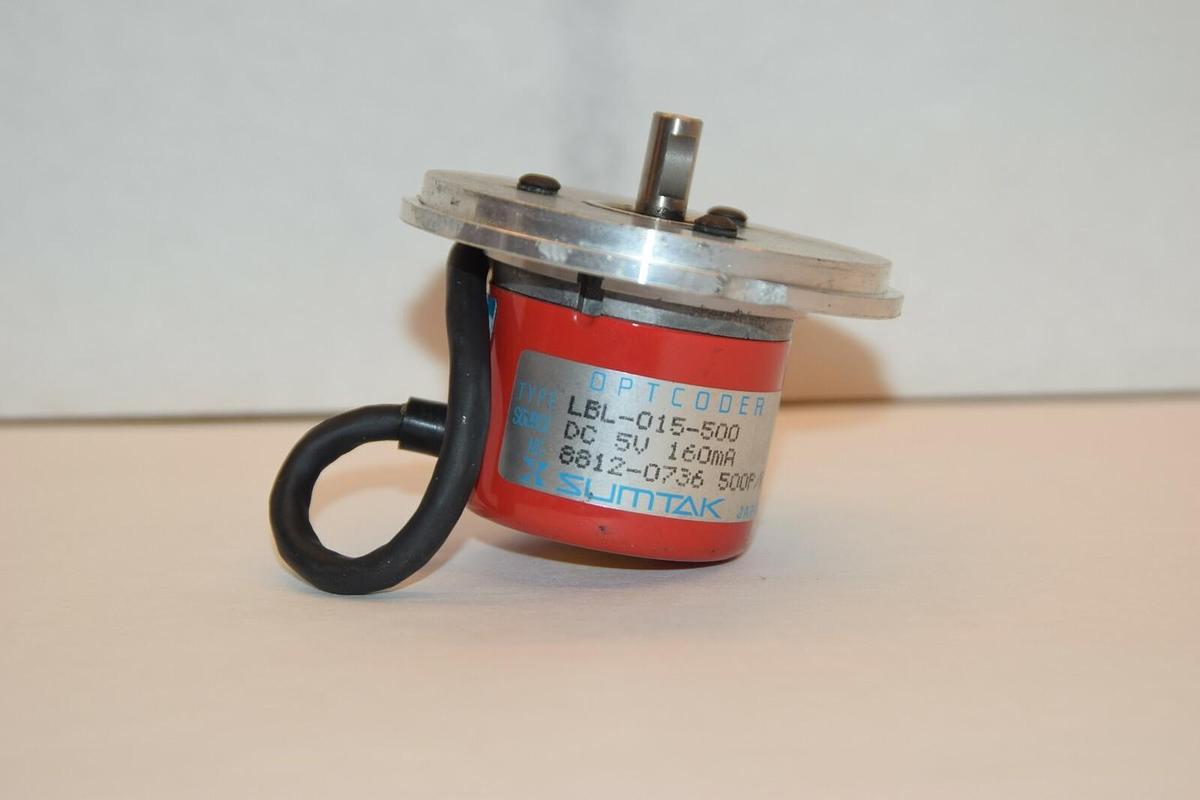 Used SUMTAK LBL-015-500 5V DC 160mA OPTCODER ROTARY ENCODER