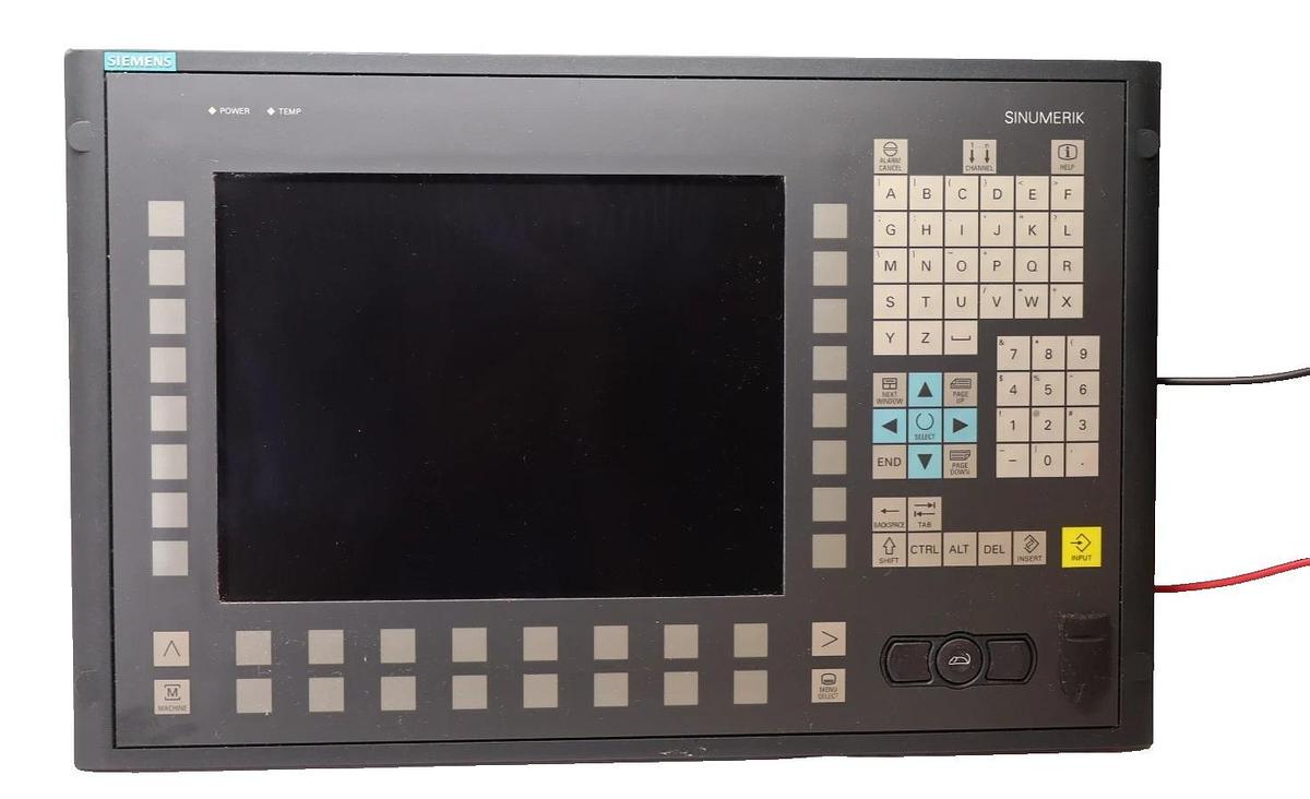 Used Siemens Sinumerik Operator PanelFront 6FC5203-0AF02-0AA1 TCU: 6FC5312-0DA00-1AA1