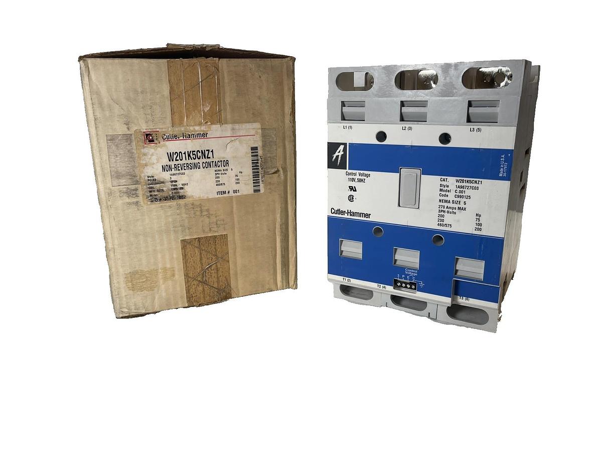 (New) Cutler Hammer, W201K5CNZ1, Advantage Contactor, SIZE: 5, C, 1A96727C03