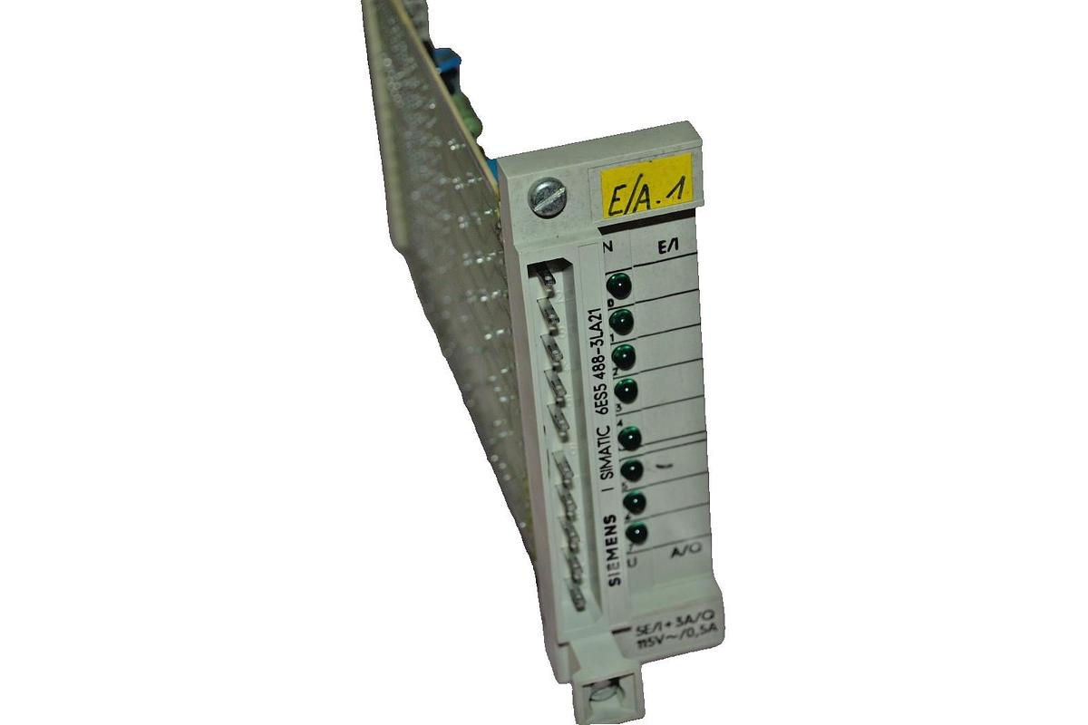 Used SIEMENS SIMATIC 6ES5 488-3LA21 6ES5-488-3LA21 5E/I + 3A/Q 115V .5A