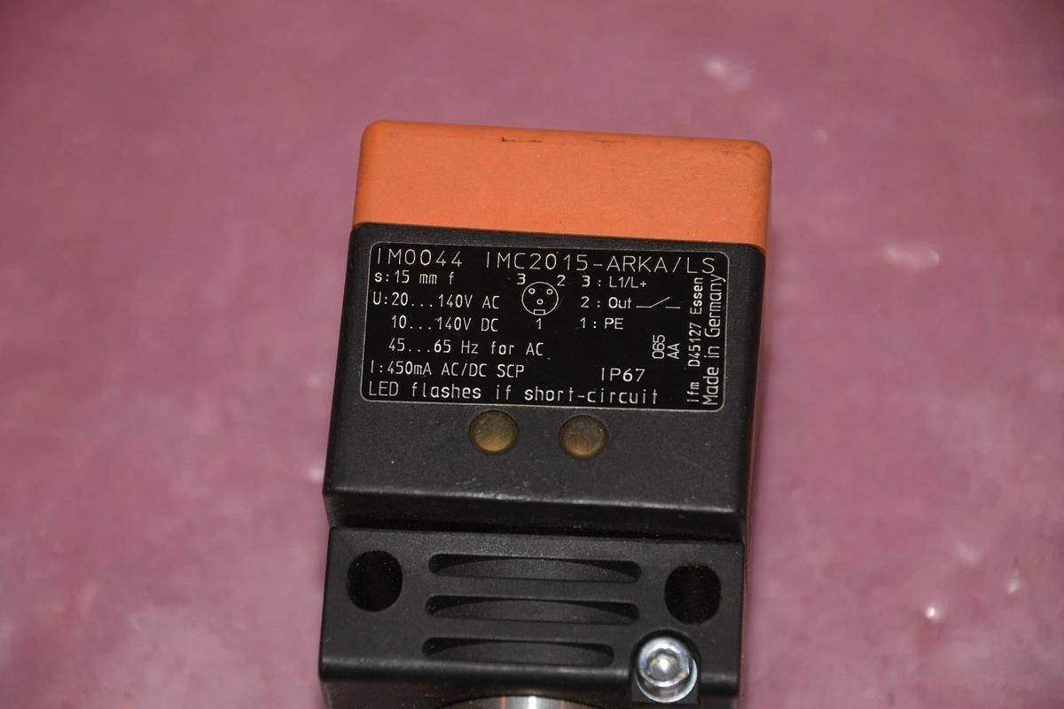 Used IFM EFECTOR PROXIMITY SWITCH IM0044 IMC2015-ARKA/LS IMC2015 ARKA/LS ARKA LS