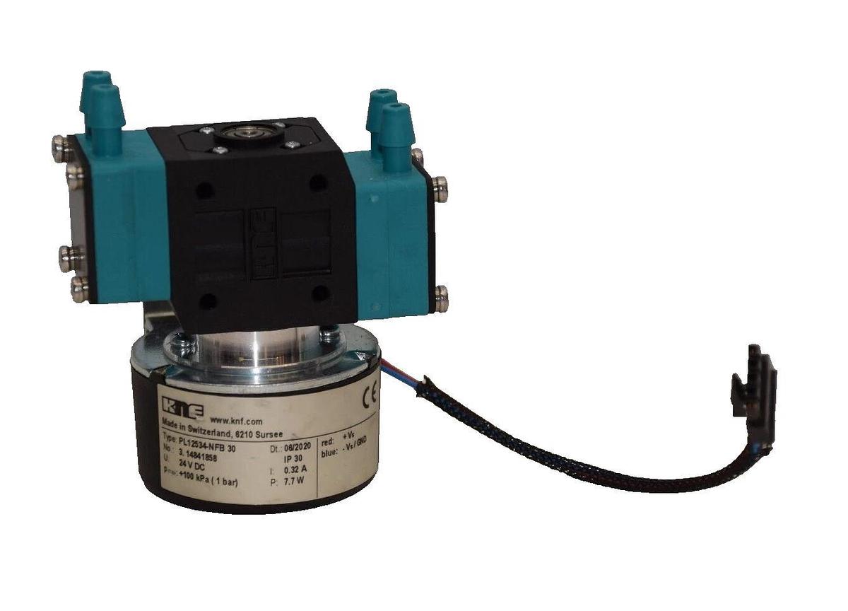 Used KNF PL12534-NFB-30 PL12534NFB30 Diaphragm Liquid Pump 24vdc