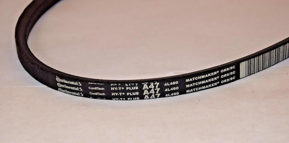 CONTINENTAL Belt V-Belt A47 4L490 Matchmaker ORS/SC (New - Lot of 2)