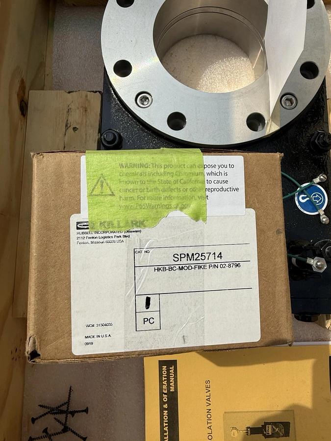 FIKE Explosion Size Sz 6 Isolation Valve E30-0555-06 E30055506 6"  (NOS)