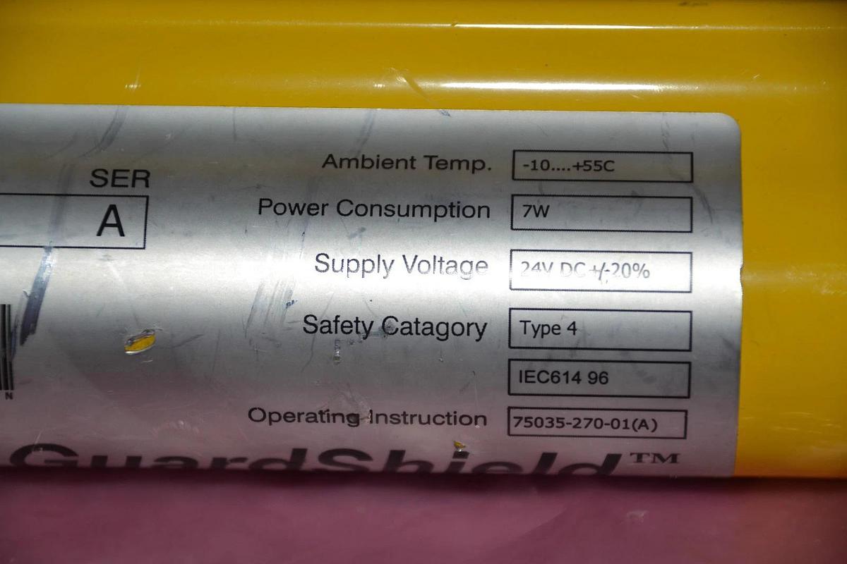 Used Allen Bradley AB Safety Light Curtain GuardShield T4J0320YD 440L SER. A 24V 24 V