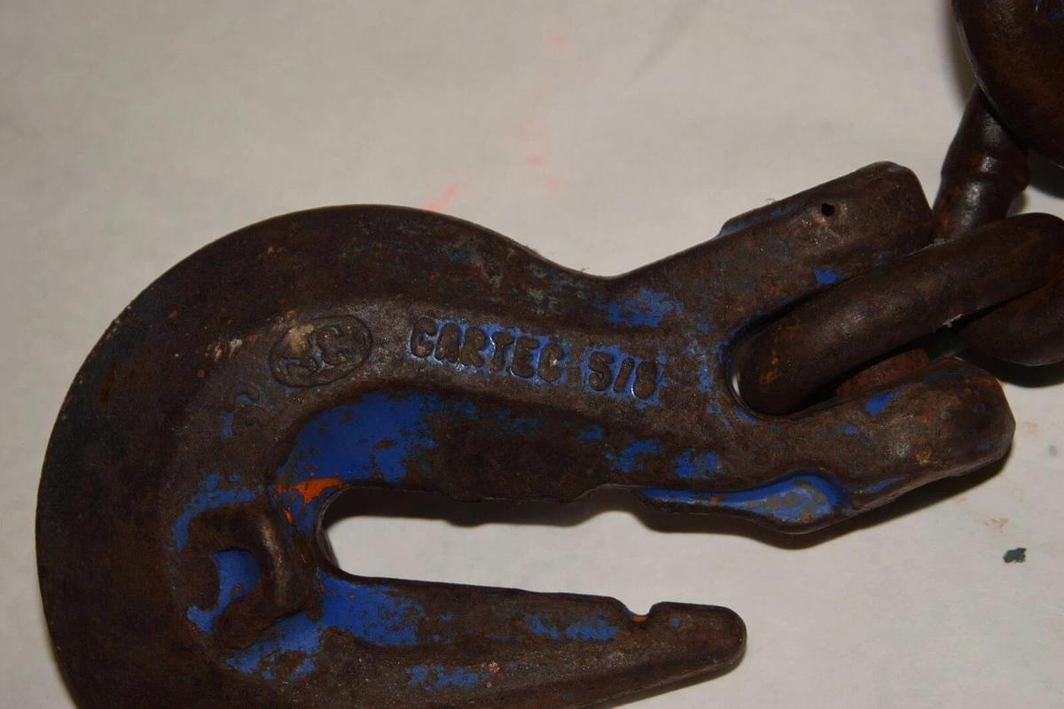 Used Cartec 5/8" CBX16 16-10 CLX16 5/8" Chain Lifting Sling 1" Master Link M-1613-10
