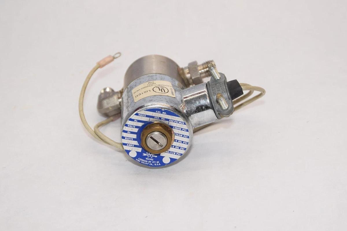 Used GC VALVES S301AH16V3BD5SN 24V 140psi Solenoid Valve
