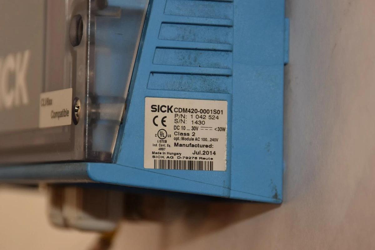 Used SICK CDM420-0001S01 1042524 CLV6xx 10/30Vdc Class 2 Power Supply