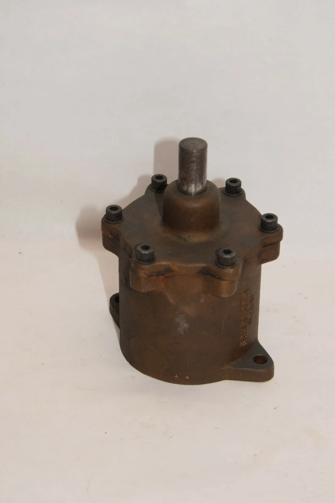 Used SCHRADER 3453B 3453-B 2" Stroke Single Action Brass Pneumatic Clamping Cylinder