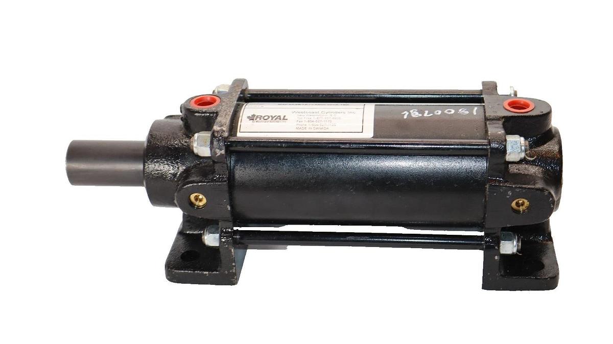 Royal / Westcoast Cylinders Inc. R3F4A2E1A1+4AW,W=2.188 Hydraulic Cylinder (New)