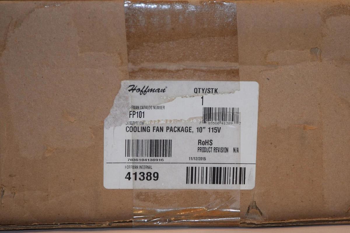 (NEW) HOFFMAN TFP101 10" 115V Cooling Fan Package