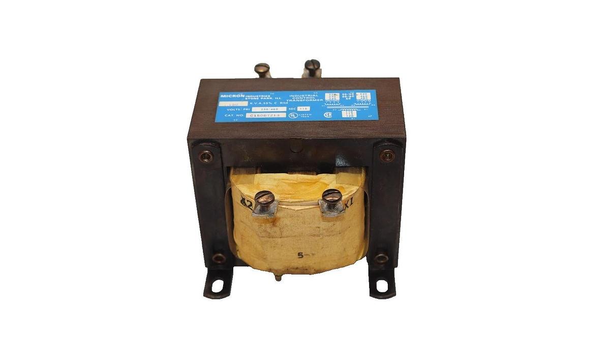 Used Micron Industries C150BTZ13 230/460V Industrial Control Transformer