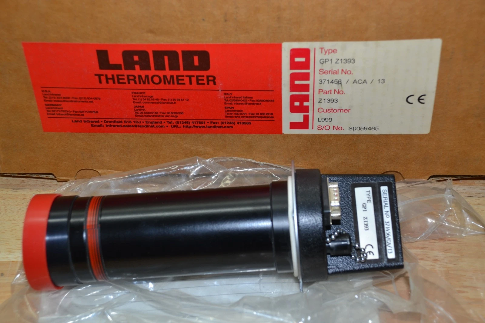 LAND Infrared Thermometer GP1 Z1393