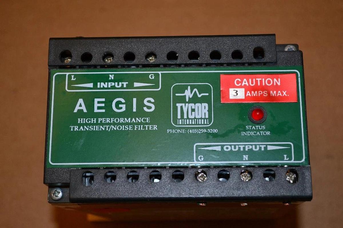 Used Tycor AEGIS Transient Noise Filter AGS-1203-X AGS1203X