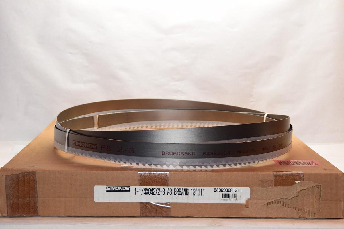 (NEW) SIMONDS 1/4X042X2-3 A8 13' 11" Saw Band