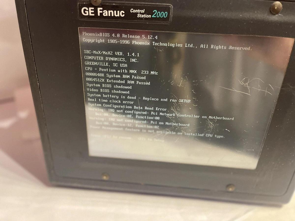 Used GE Fanuc Display Station 2000 IC752WTA005-BB Operator Interface