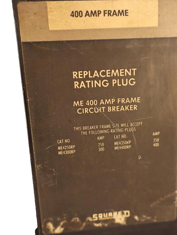 Used Square D 400 Amp MEF436LSI 600V Circuit Breaker 3 Pole 400A