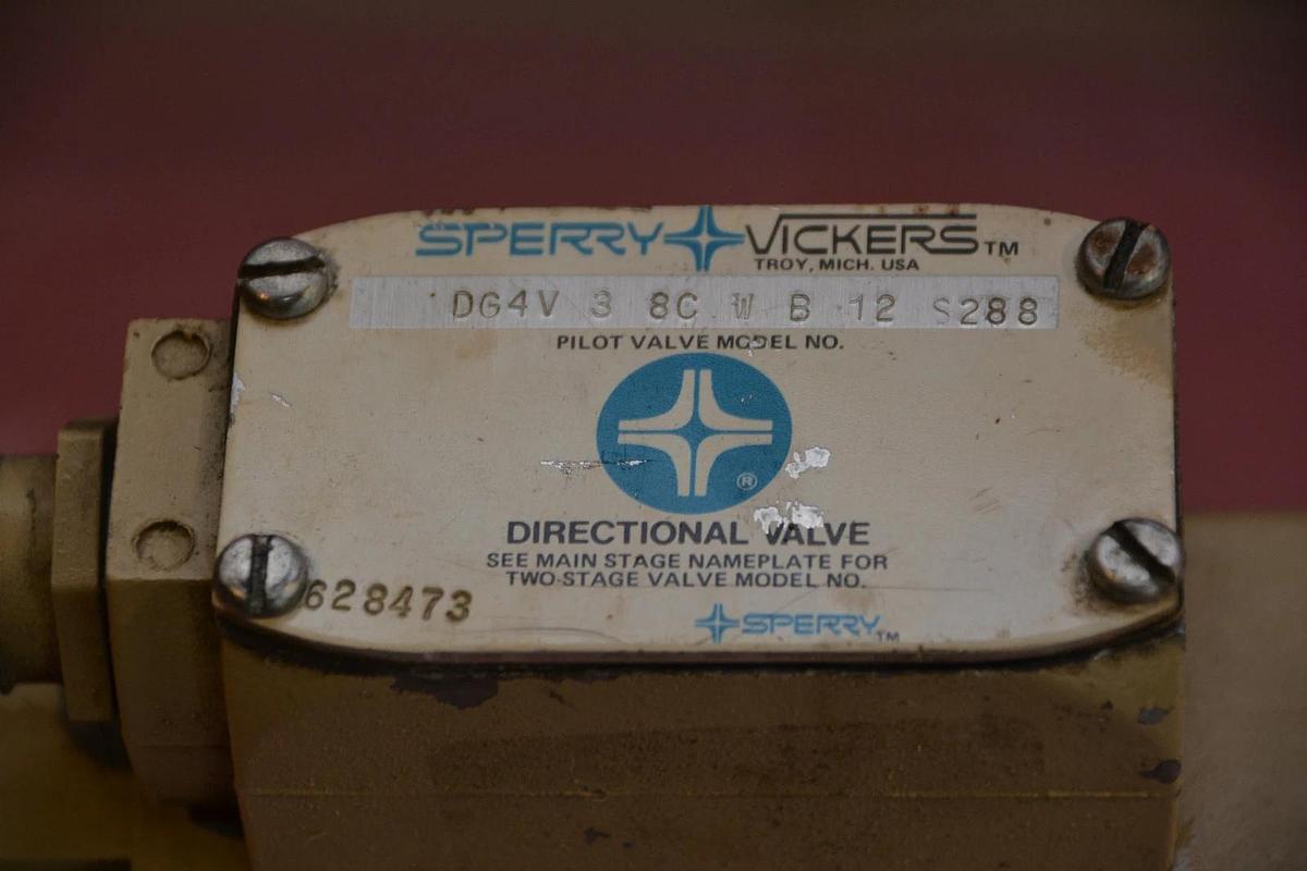 Used SPERRY VICKERS VALVE DG4V 3 8C W B 12 S288 DGMC 3 PT BW 30 DGAM-3-01-10