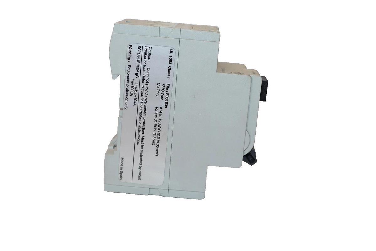 Used Schneider Electric M9R81240 40A Amp 120-240V 2 Pole Ground Fault Protector