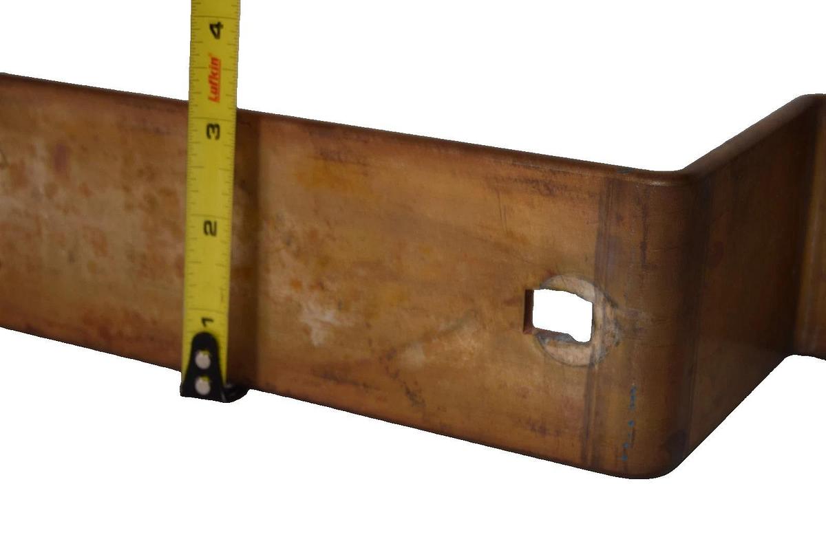 Used 3" x 33" x 1/4" (+4" offset Step) Copper Flat BusBar bus bar buss bar Stock