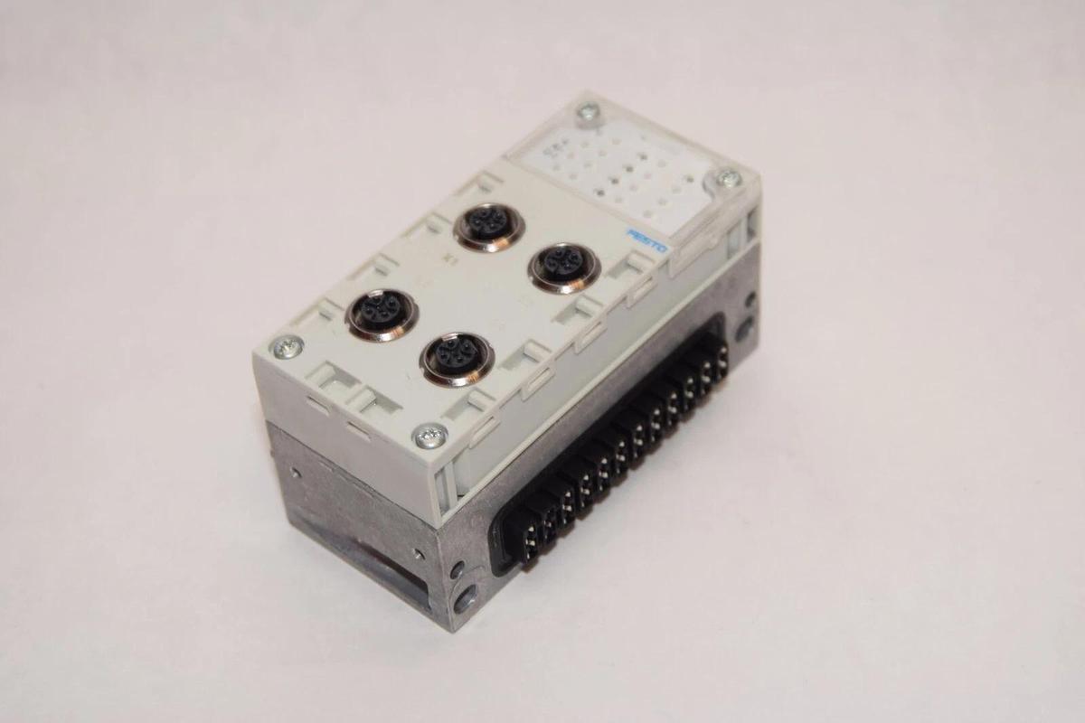 Used FESTO CPX-AB-4-M12x2-5P-R-M3 , 546997 Interlocking Block