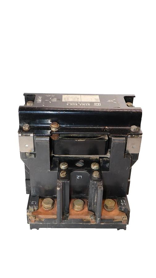 Used Square D Motor Starter 8536 SG01  SG0 1 8536SG01 Size Sz 5 550/600V Coil