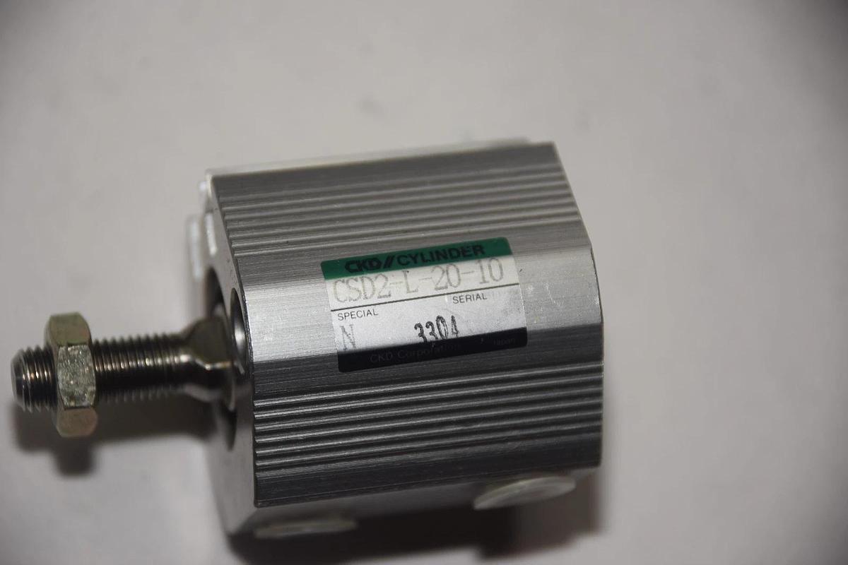 CKD CSD2-L-20-10 CSD2L2010 COMPACT PNEUMATIC CYLINDER NEW