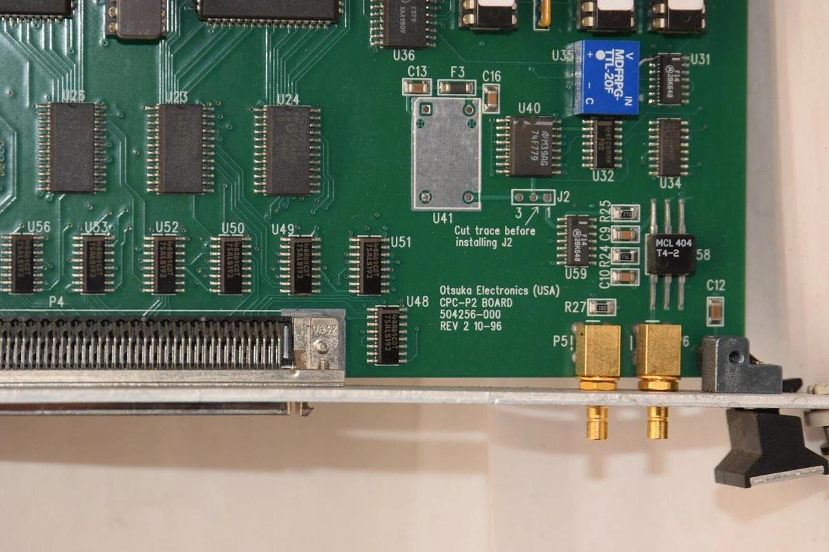 Used OTSUKA Electronics CPC-P2 Board 504256-000 Rev 2 VME M802254000