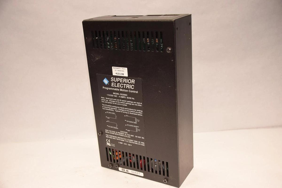 Used SUPERIOR ELECTRIC Slo-Syn 2000 SS2000I 1150/230V Programmable Motion Control