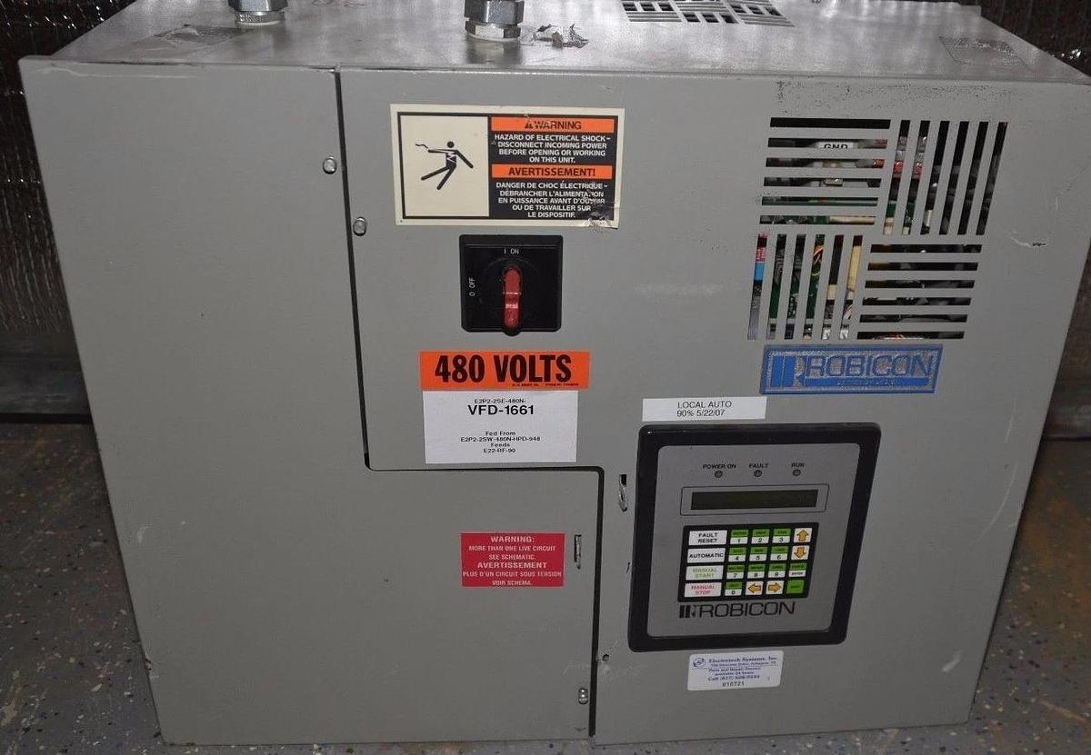 Used ROBICON 10HP 10hp AC DRIVE ID-454GT 3PH 460V  457G12.00