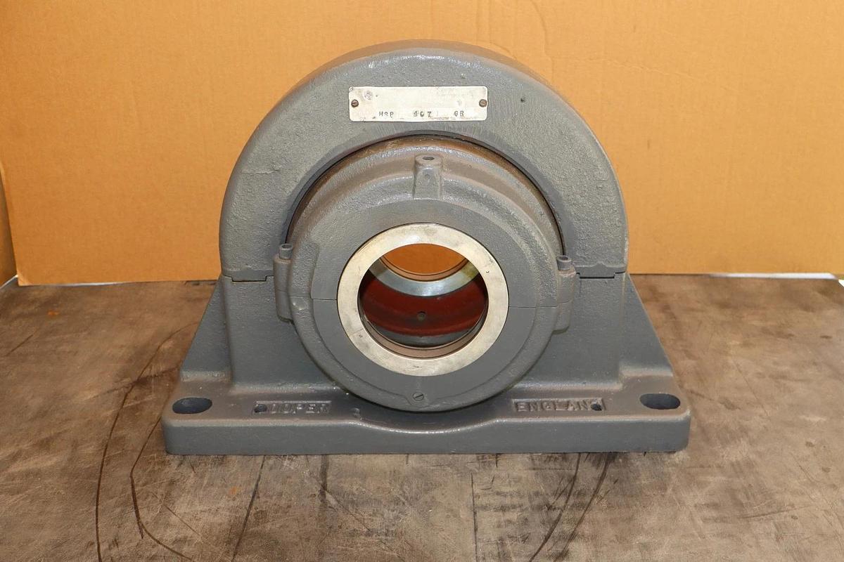 Refurbished Cooper Pillow Block Bearing Split Roller 4-Bolt HSP4071GR HSP407GR 4-7/16 REFURB