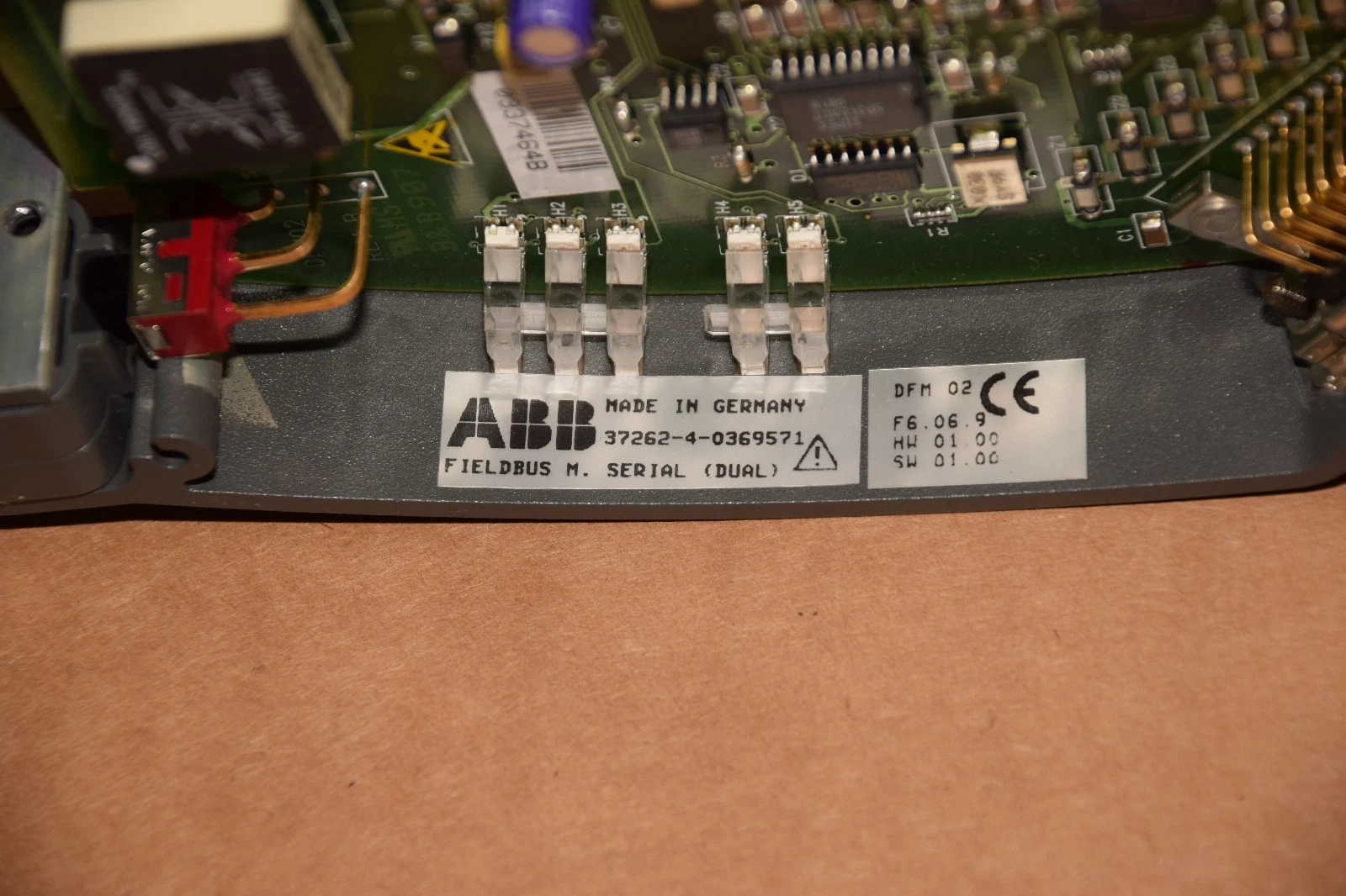 Used ABB Freelance 2000 Fieldbus M. Serial Module Dual 37262-4-0369571 3726240369571