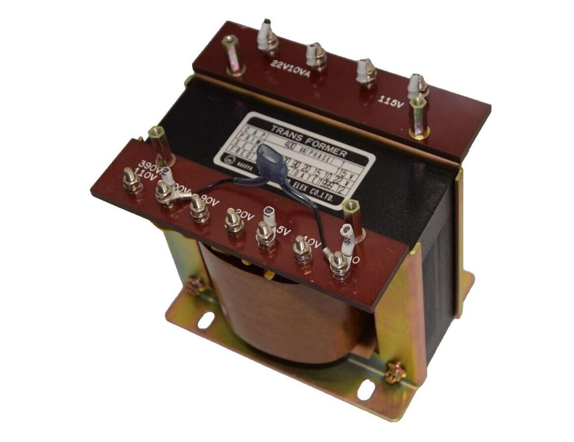 Used YOSHIKAWA 400VA 1 Phase Pri. 115V Sec. 110/100/90/20/15/10/22V Transformer