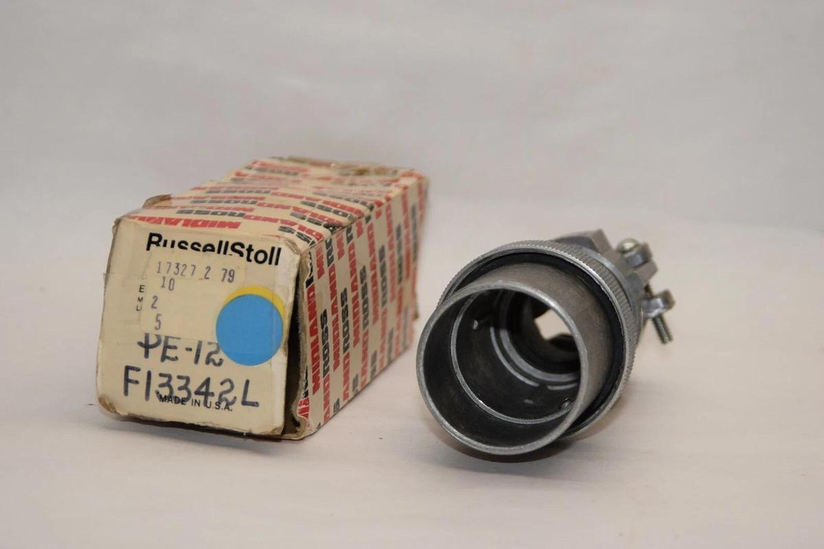 (NEW) RUSSELLSTOLL PE-12 F13342L 17327 Housing For Receptacle