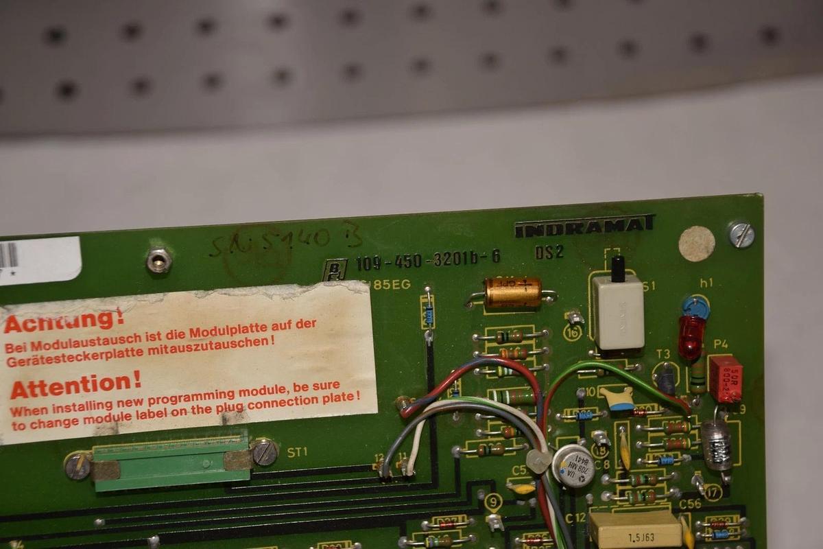 Used Indramat 109-450-3201B-6  Control PC Board  109-450-3201a-6