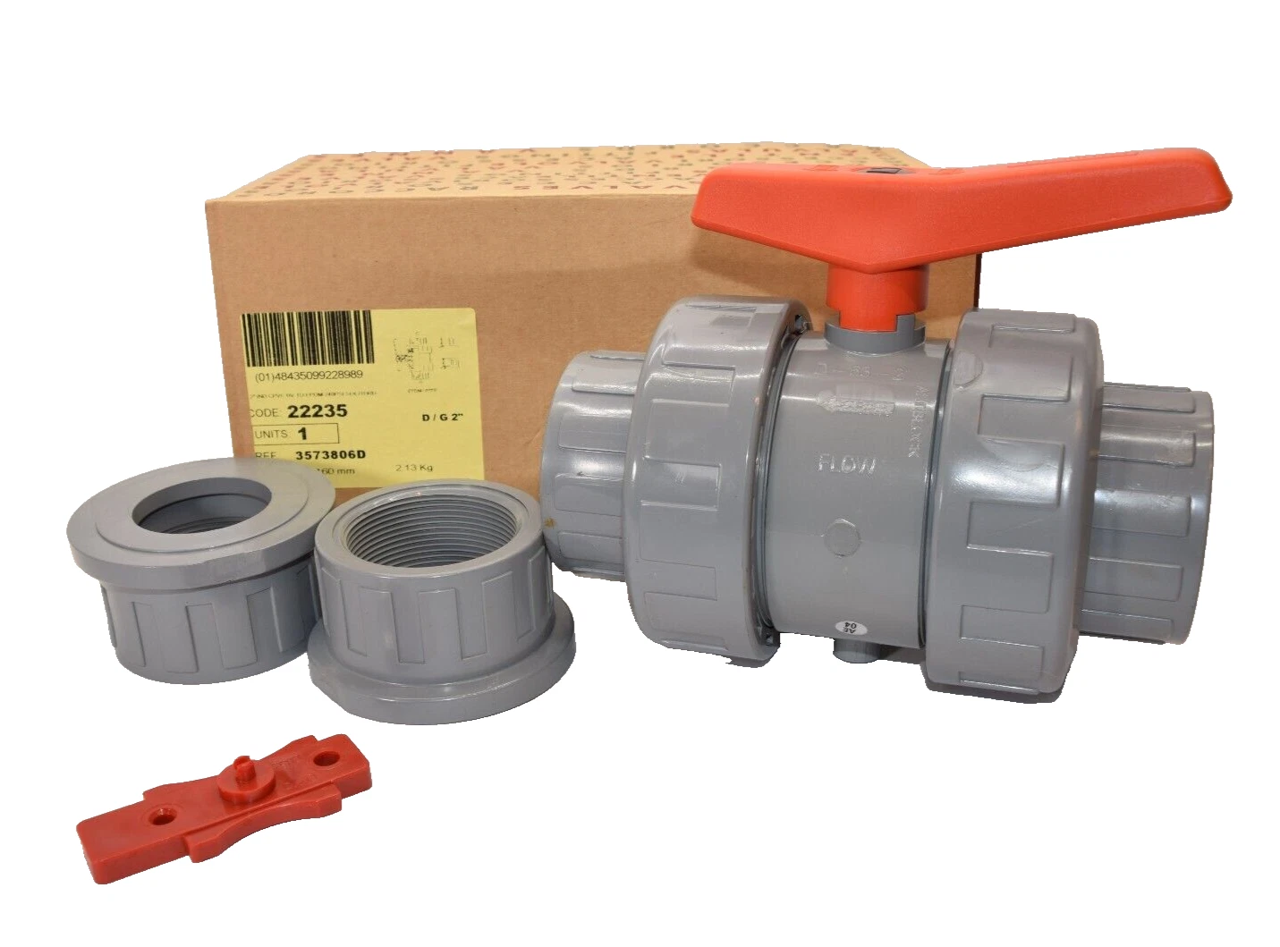 CEPEX Hayward CPVC Ball Valve  D-63-2" D/G 2" 22235 280x130x160mm EPDM/PTTE *NEW