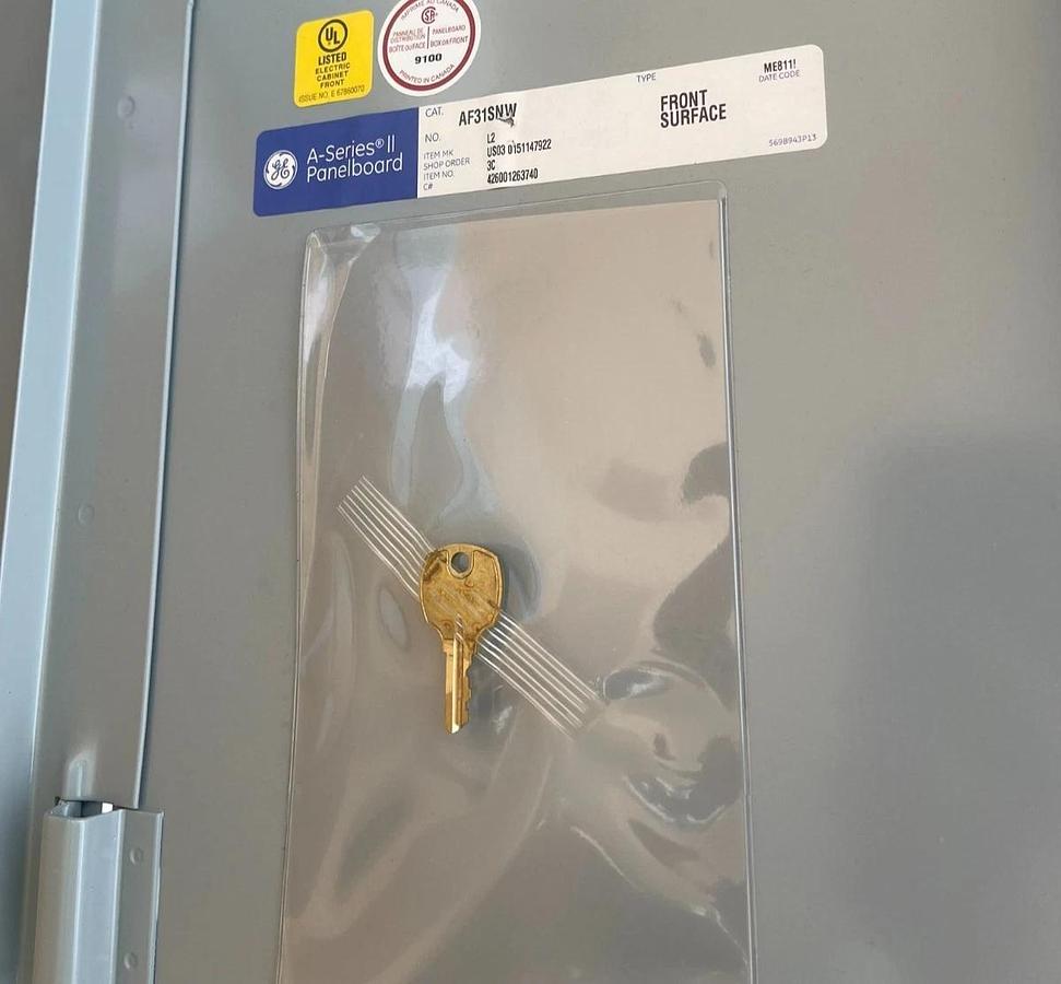 General Electric GE 31" A-Series II PanelBoard Front Surface Cover Panel AF31SNW