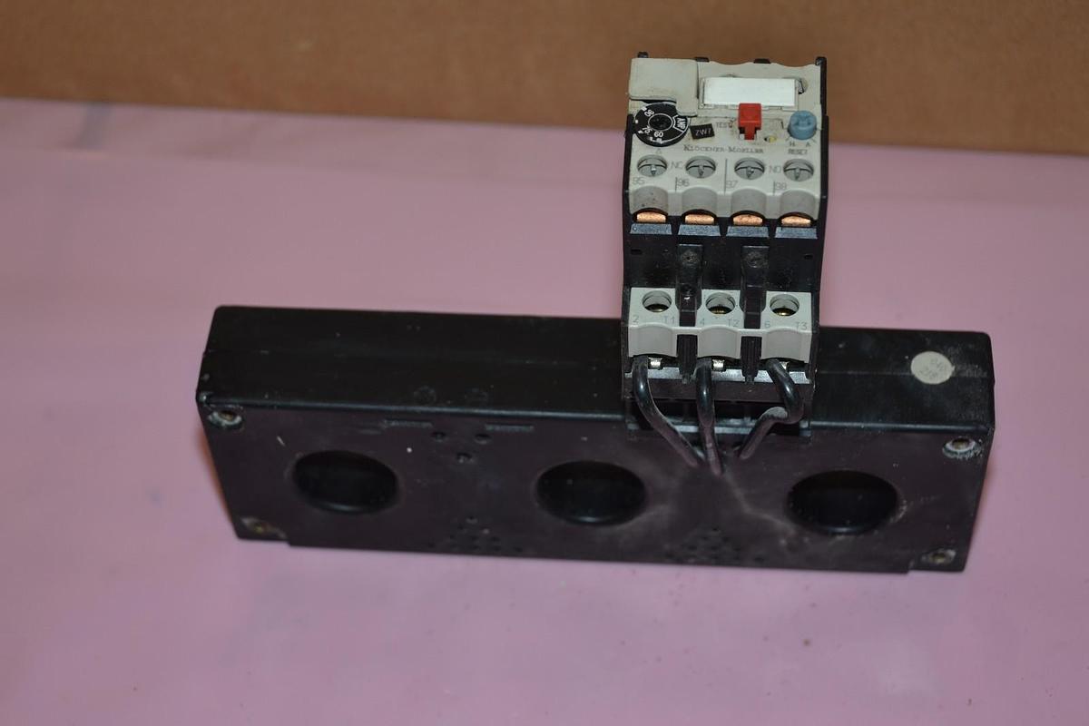 Used KLOCKNER MOELLER CURRENT TRANSFORMER THERMAL OVERLOAD RELAY ZW7-90 ZW790 60-90A