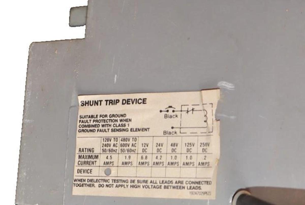 Refurbished GE General Electric Circuit Breaker Power Break 800A Amp TP88SSZE1 TR8S500 GF