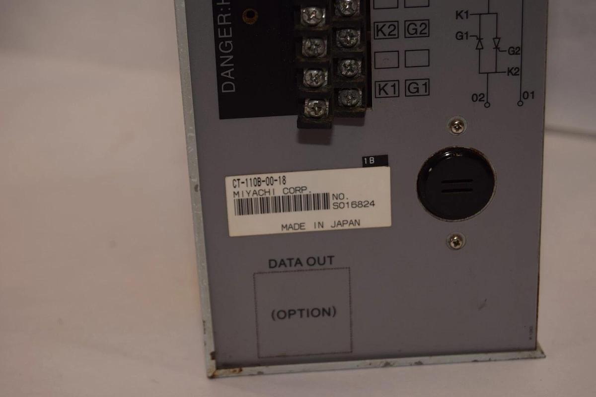 Used MIYACHI CT-110B-00-18 , CT-110 WELTOUCH Controller CT-110B-00-18 *No Front Cover