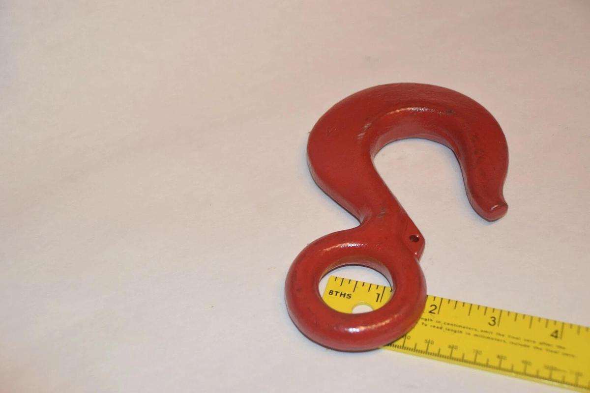 Used Crosby Laughlin 3 Ton Hook USA SWL3T hoist tow Lift Hook  (NEW)