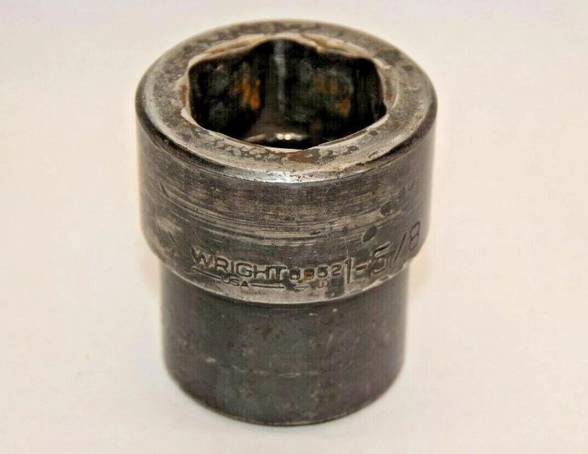 Used WRIGHT TOOL 6 Point Spline Drive Impact Socket  5852 1-5/8"