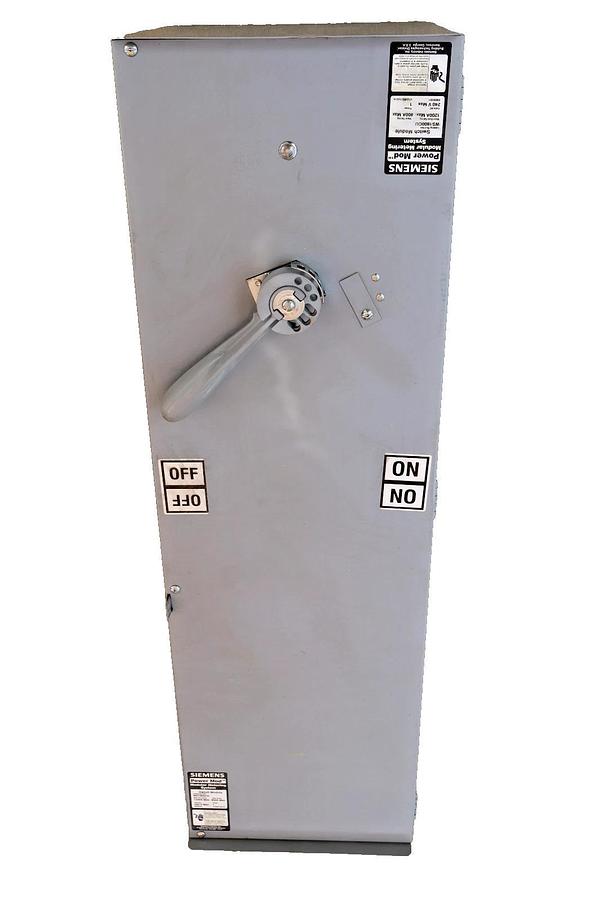 Used Siemens Power Mod 800A Modular Metering System WS1800CU Switch Module 1ph 240v