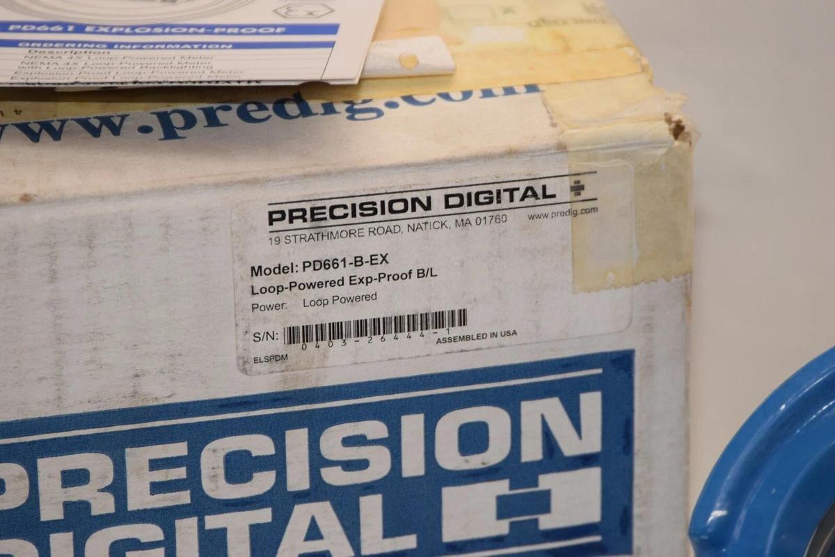 Precision Digital PD661-B-EX Explosion Proof Loop Powered Meter B/L PD661BEX