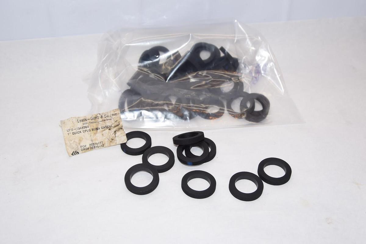 (NEW - Lot of 50) LEWIS-GOETZ & CO. INC CPN-1544964 2037447 1" Quick CPLG Gasket