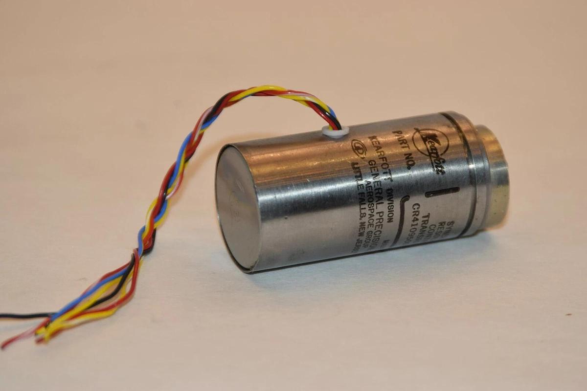 Used KEARFOTT CR41095001 250 CYCLES SYNCHRO RESOLVER CONTROL TRANSFORMER