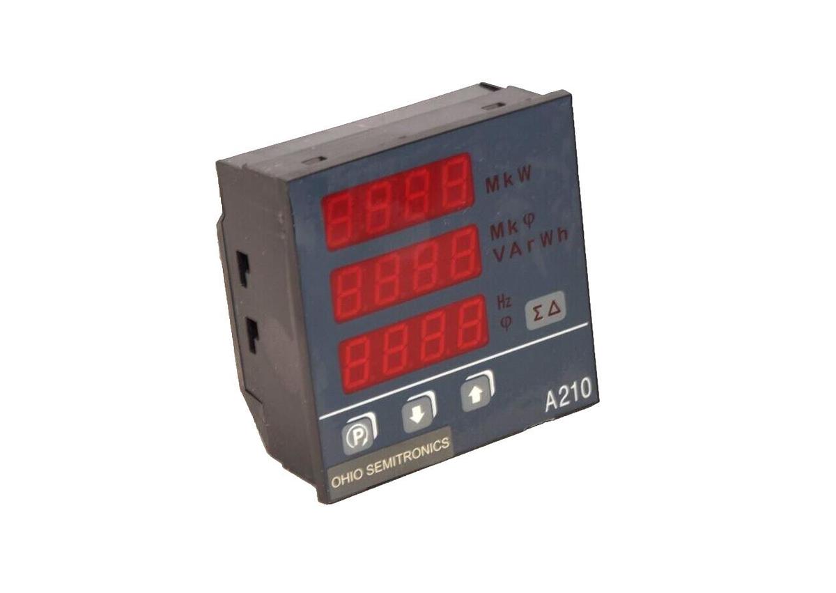 Used OHIO SEMITRONICS A210-001 , A210001 500V 5Amp 45-65Hz Display Module